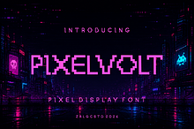 PIXELVOLT Display Typeface