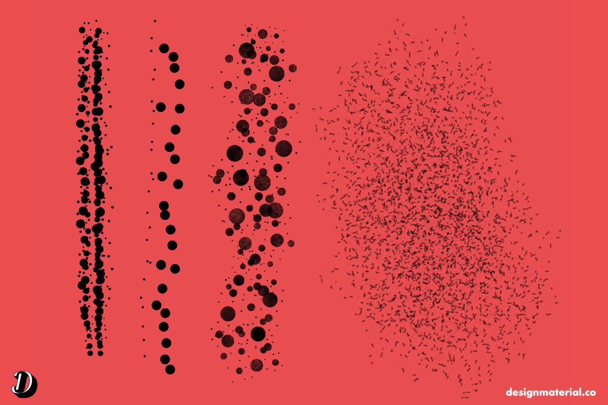 Dots Obsession Procreate Brushes, a Brush Add-On by Design Material Co. (Photo 8 of 15)