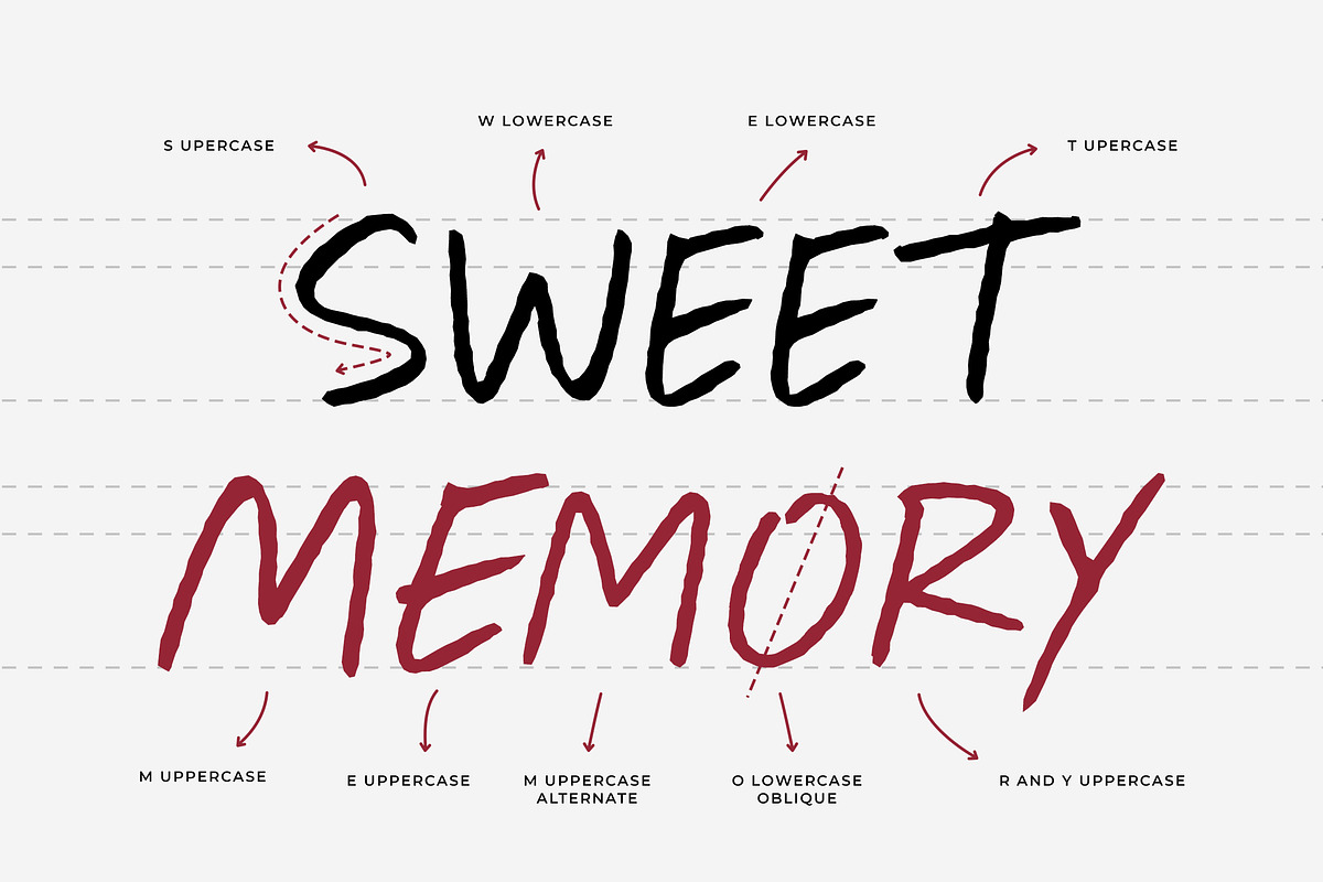 Twin Memories - Casual Handwritten, a Handwritten Font by Typia Nesia (Photo 2 of 12)
