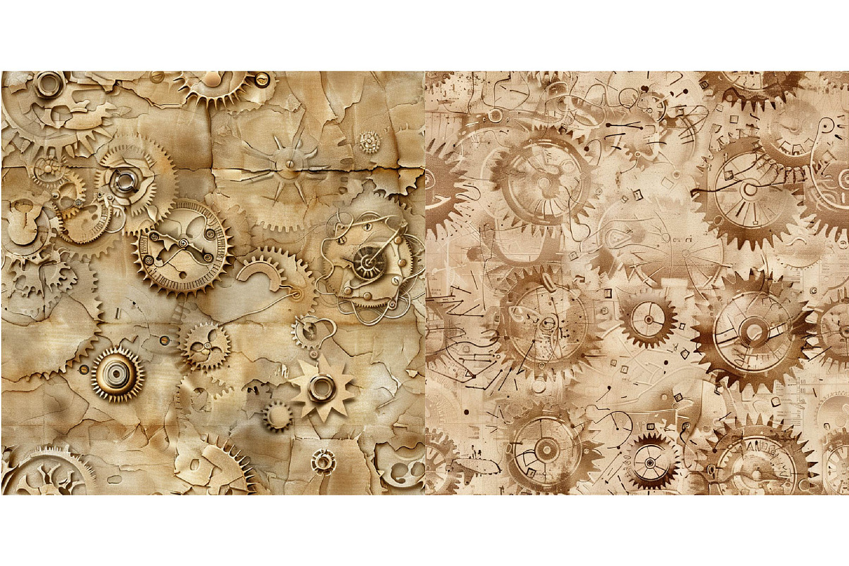 Steampunk Catalog Textures, a Texture Illustration by DreamPrint404 (Photo 3 of 5)