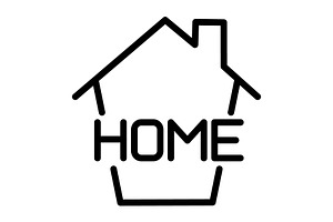 Home icon, an Icon by Sumberpangan