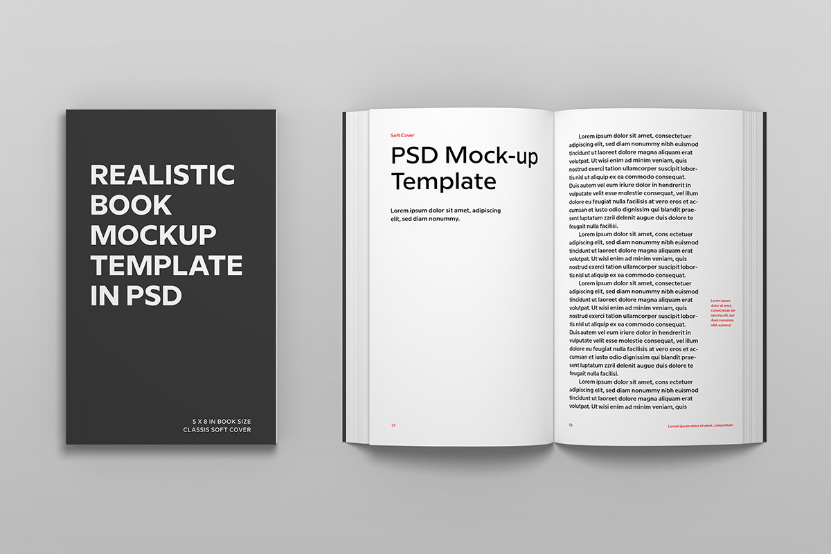 Soft Cover Book Mockup, a Print Template by Petr Stránský (Photo 6 of 13)
