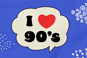 Nineties Vibes font & graphics, a Font by kaer_shop (Thumbnail 5 of 10)