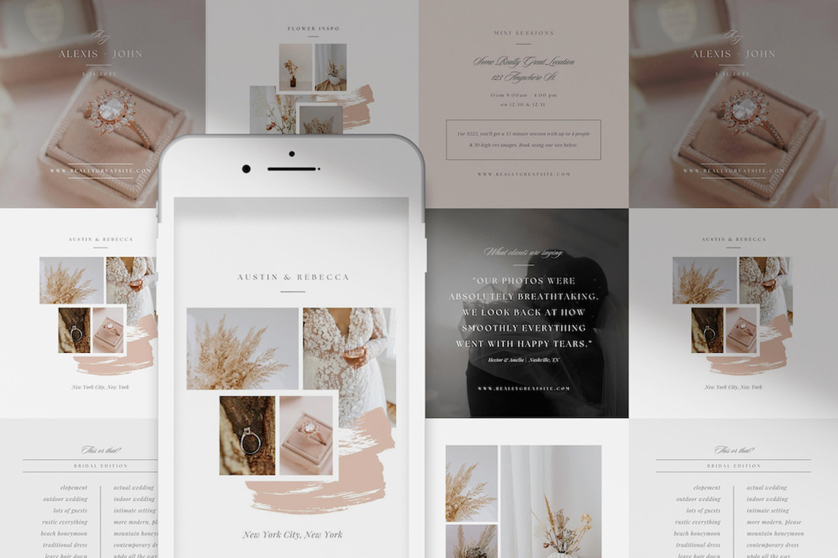 Instagram Templates for Canva, a Social Media Template by roselindoco (Photo 2 of 3)