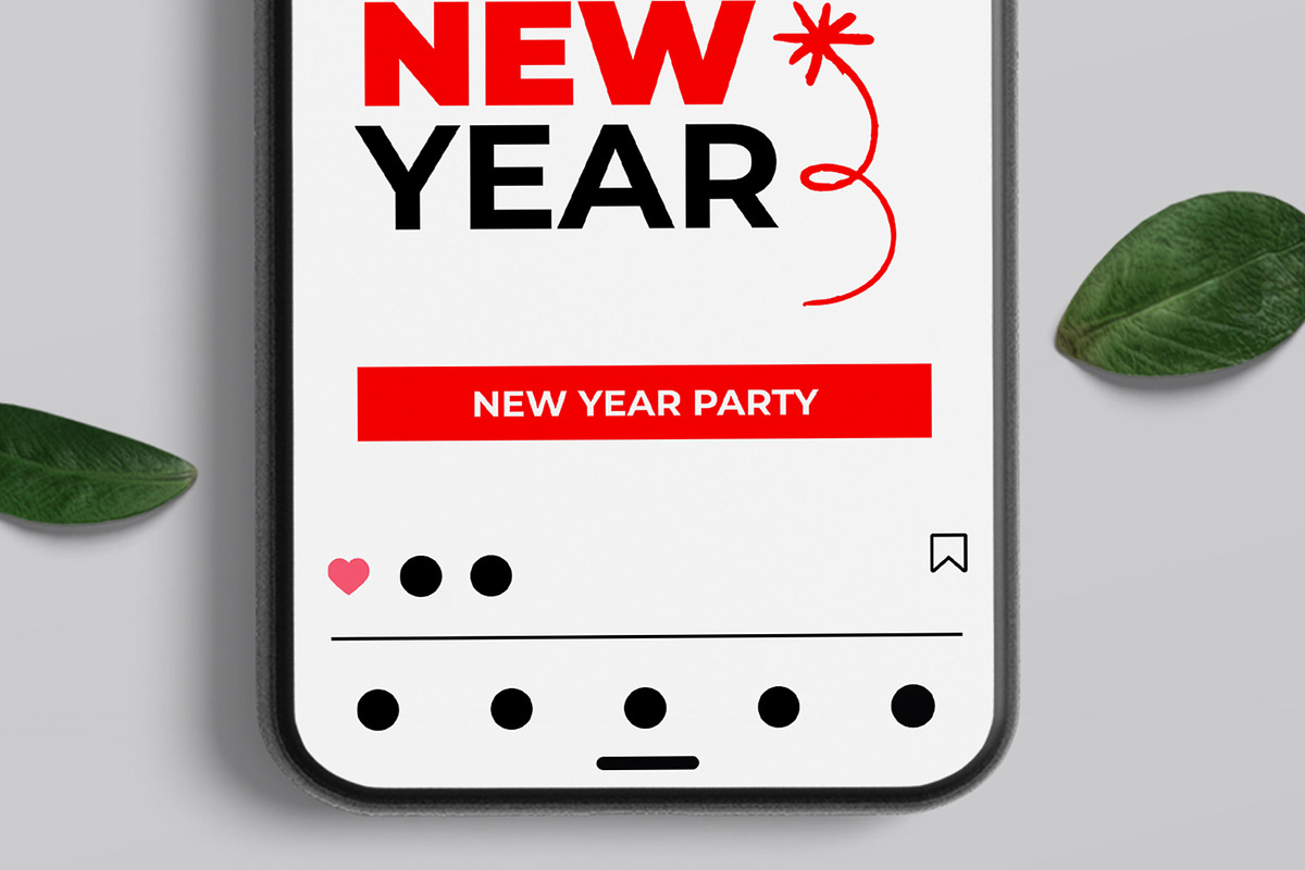 New Year Social Media Post, a Social Media Template by ContestDesign (Photo 3 of 7)