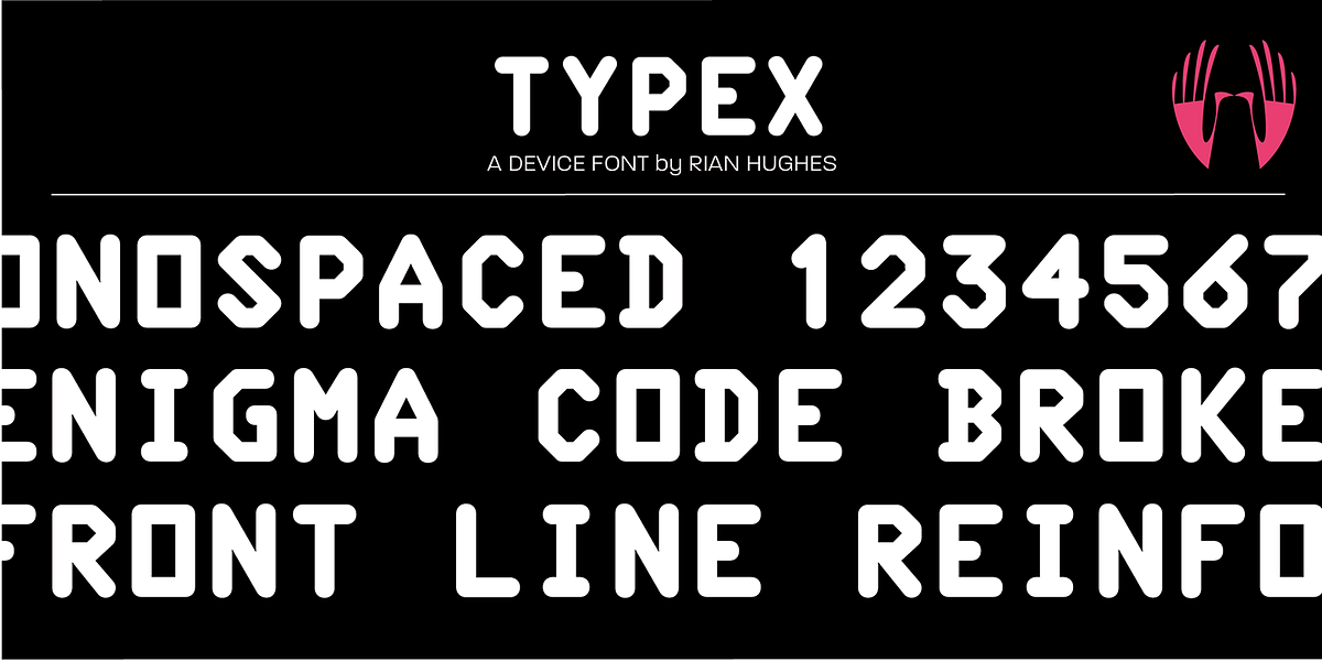 Typex, a Sans Serif Font by Device (Photo 6 of 6)
