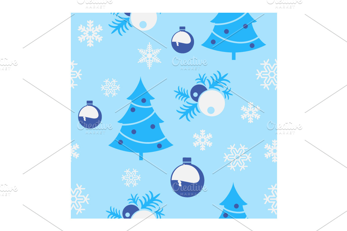 Seamless pattern for Christmas, a Pattern Graphic by AlexZeL (Photo 4 of 5)