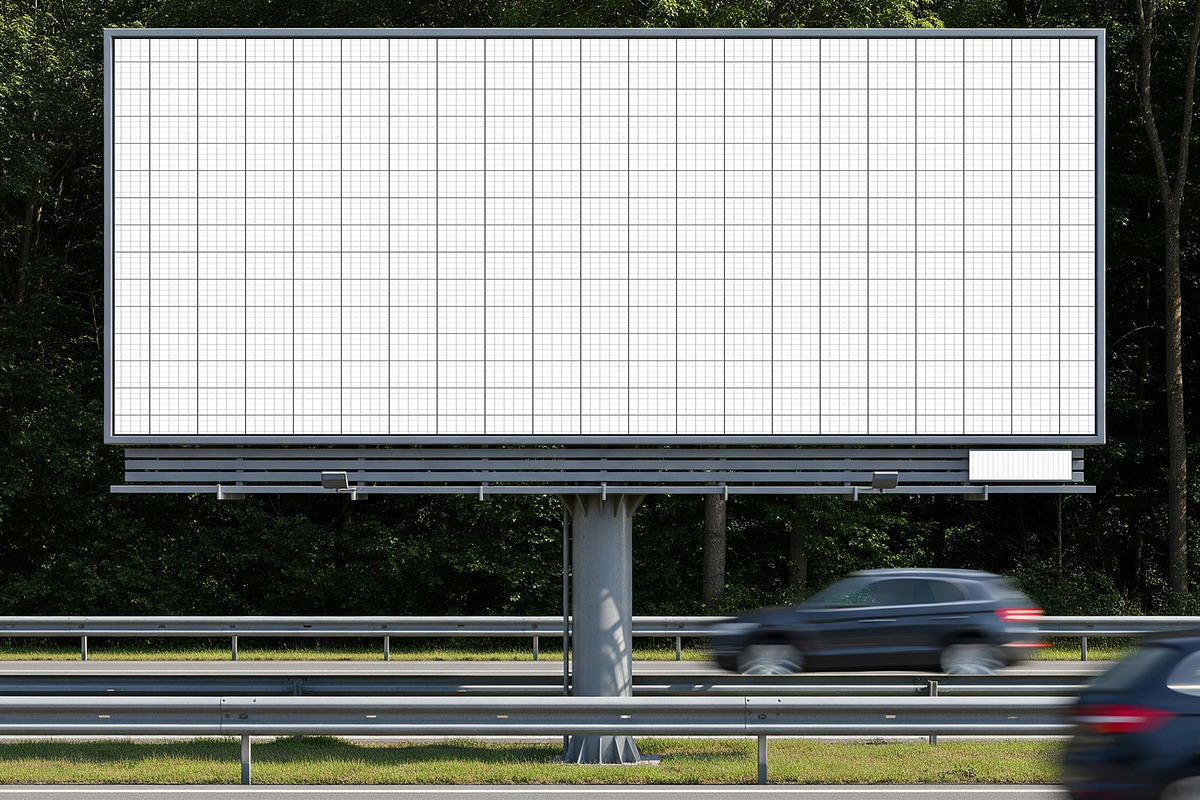 Street Billboard Mockup Template, an Advertising Mockup by graphypix (Photo 4 of 4)