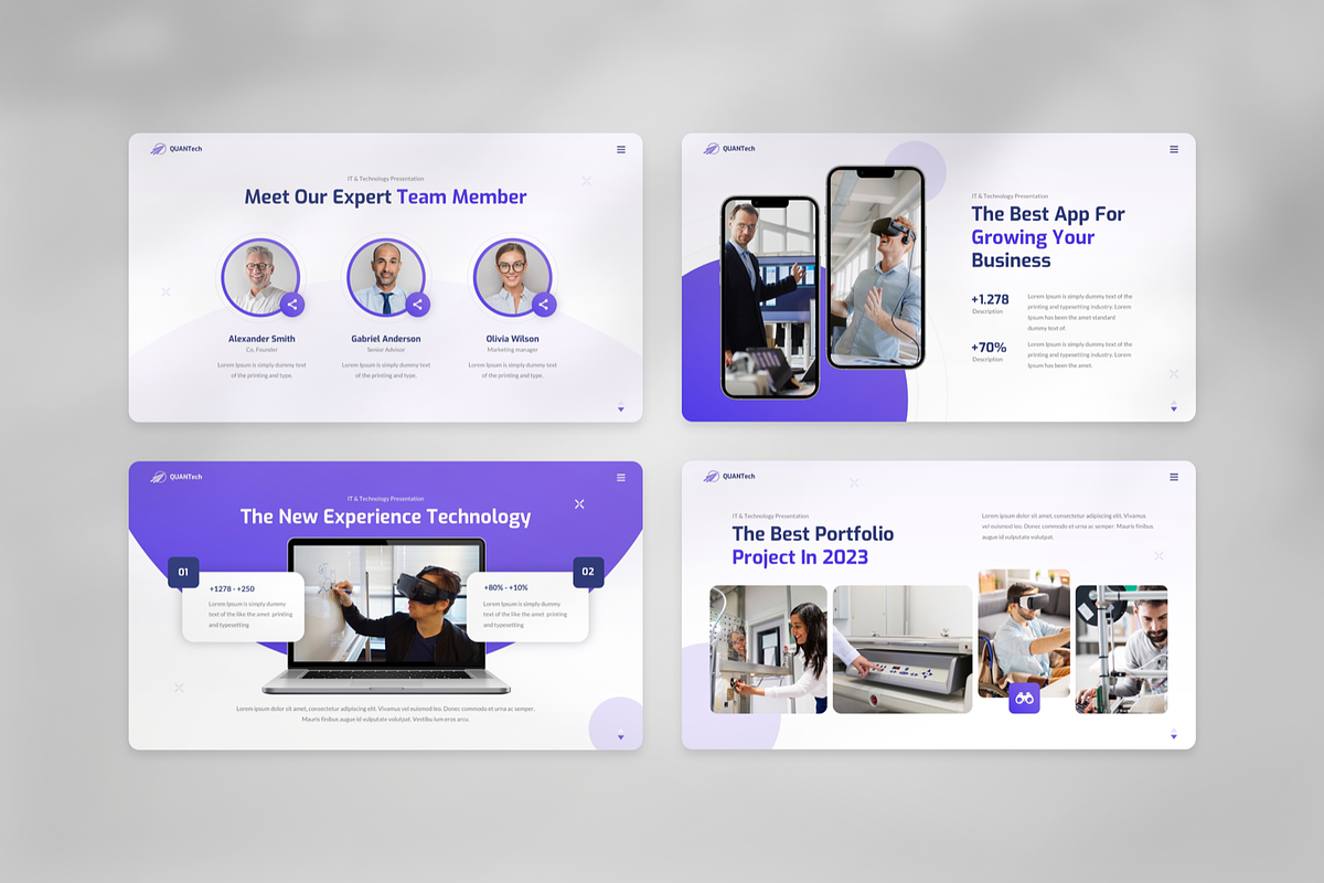 IT _ Technology Solutions Powerpoint, a Presentation Template by SquidPixey