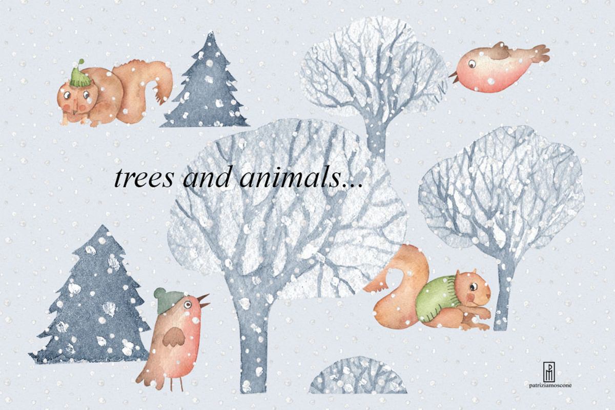 SWEET BUNNY CHRISTMAS, an Illustration by patriziamoscone (Photo 6 of 8)