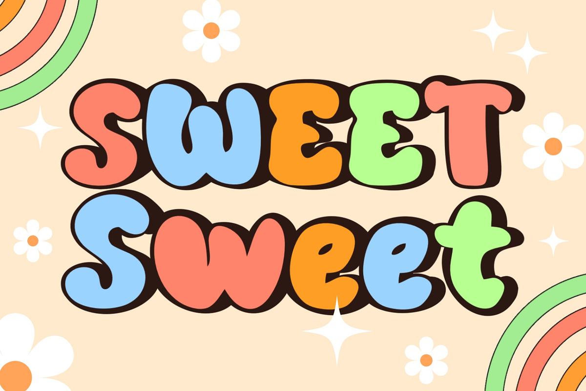 Sweet Sweet, a Handwritten Font by MyFontsShop (Photo 1 of 5)