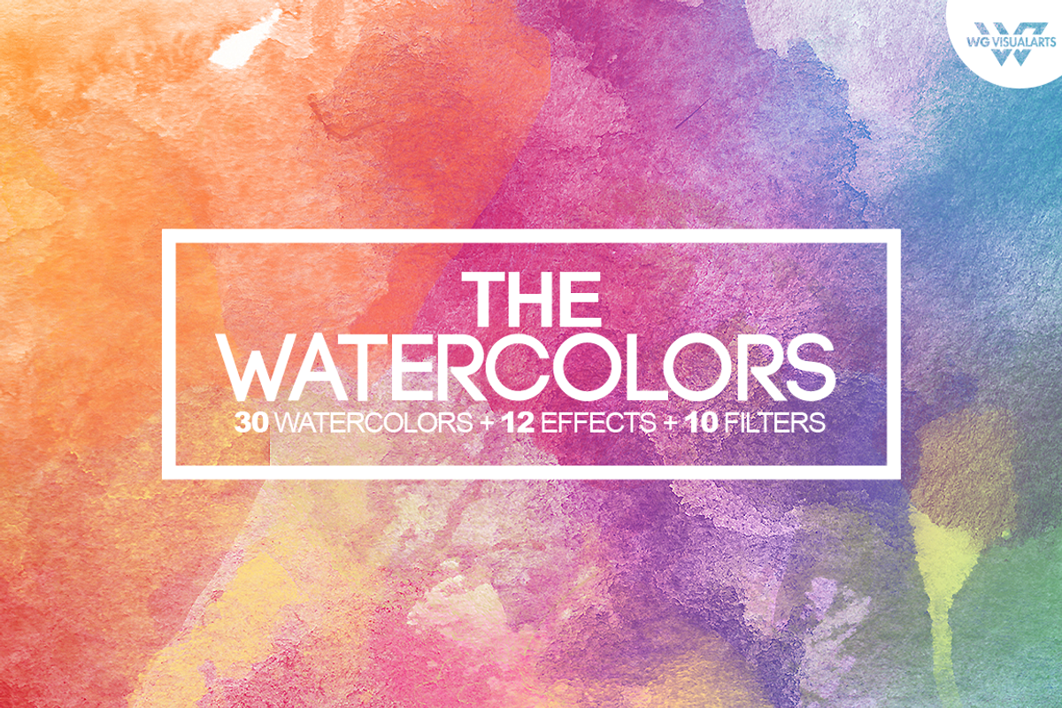 50%OFF WATERCOLOR Textures + Bonus, a Texture Graphic by WG DESIGN (Photo 1 of 6)
