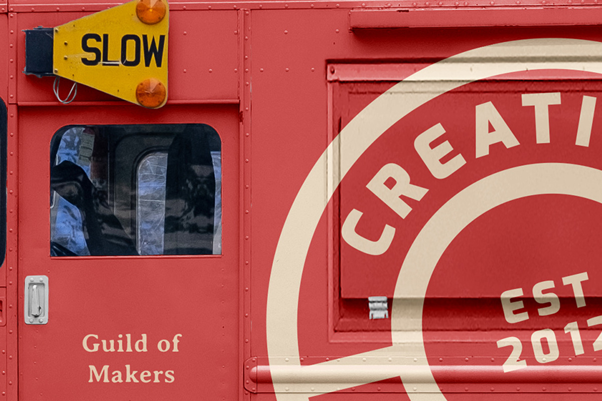 Food Truck PSD Mockup Template, a Packaging Mockup by SUH-NY (Photo 6 of 13)