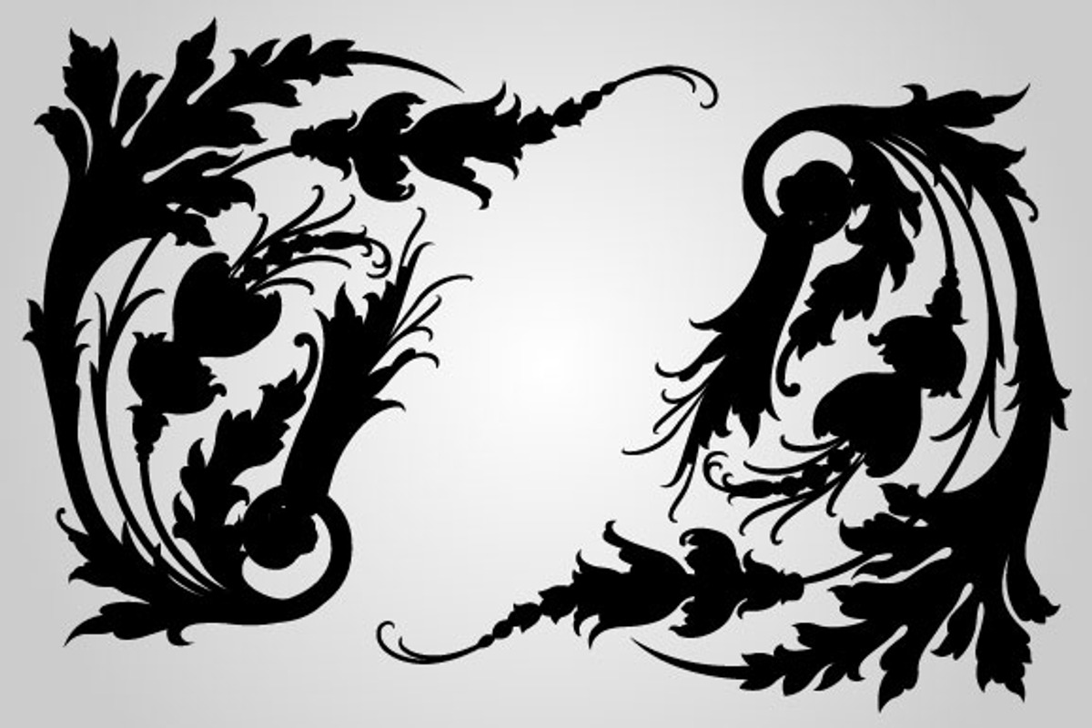 50 Ornamental Flourishes (Vector), an Object Graphic by BIOWORKZ (Photo 3 of 5)