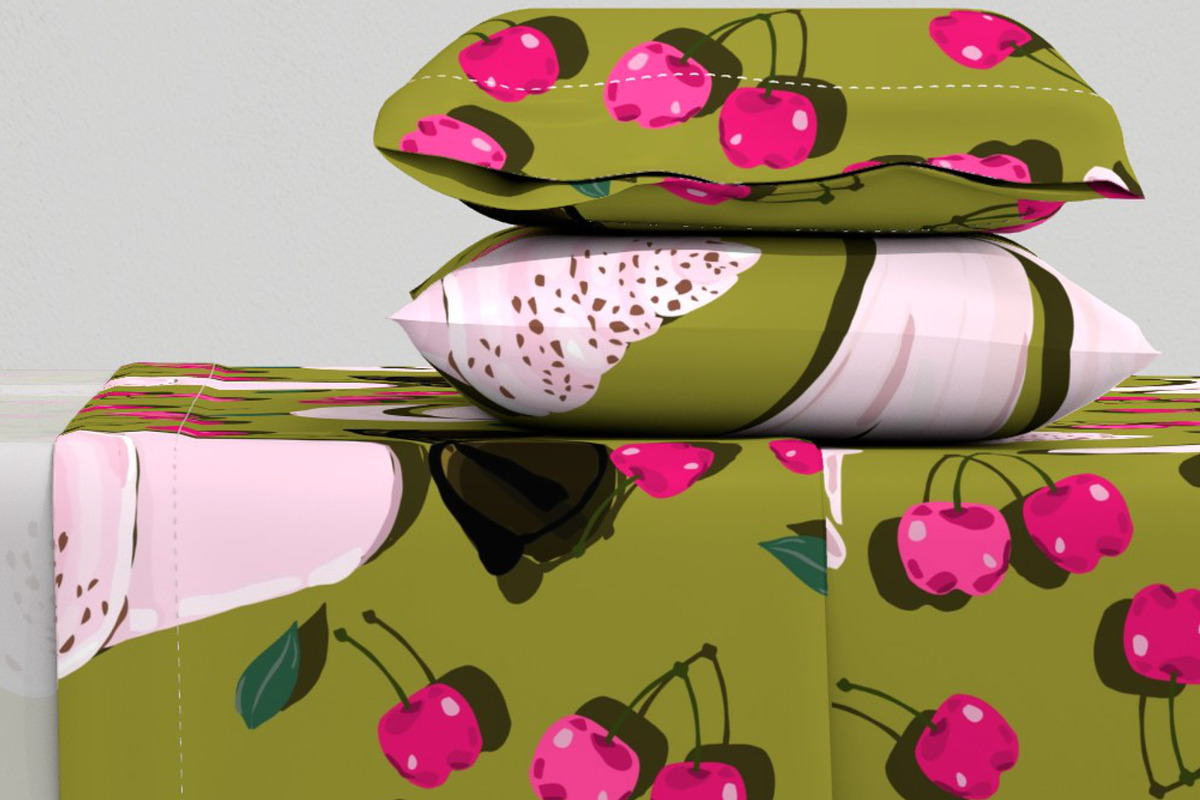 Summer modern fruits and sweet table, a Pattern Graphic by Cotton Melon pattern Shop (Photo 2 of 5)