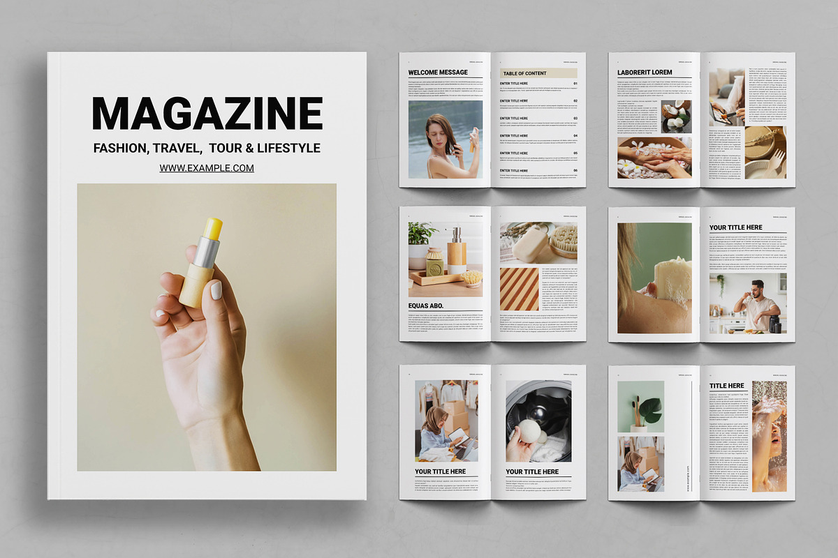 Magazine Layout, a Magazine Template by ContestDesign (Photo 1 of 3)