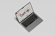 High Quality Laptop Mockup, a Mac Mockup by Ataku Design (Thumbnail 8 of 11)