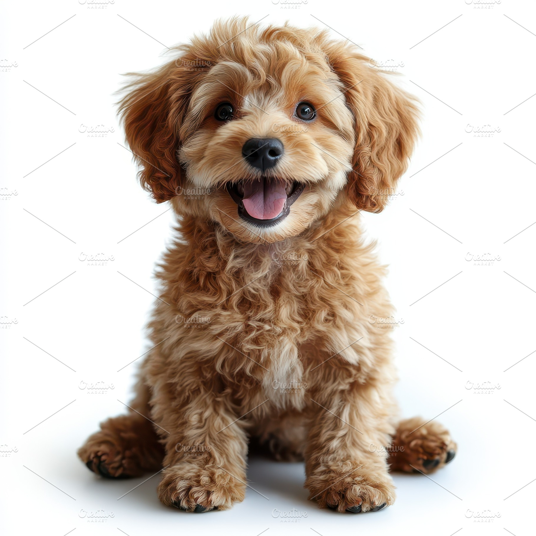 Adorable Happy Cavapoo Puppy Dog Smi, an Animal Photo by Pixeness Studio