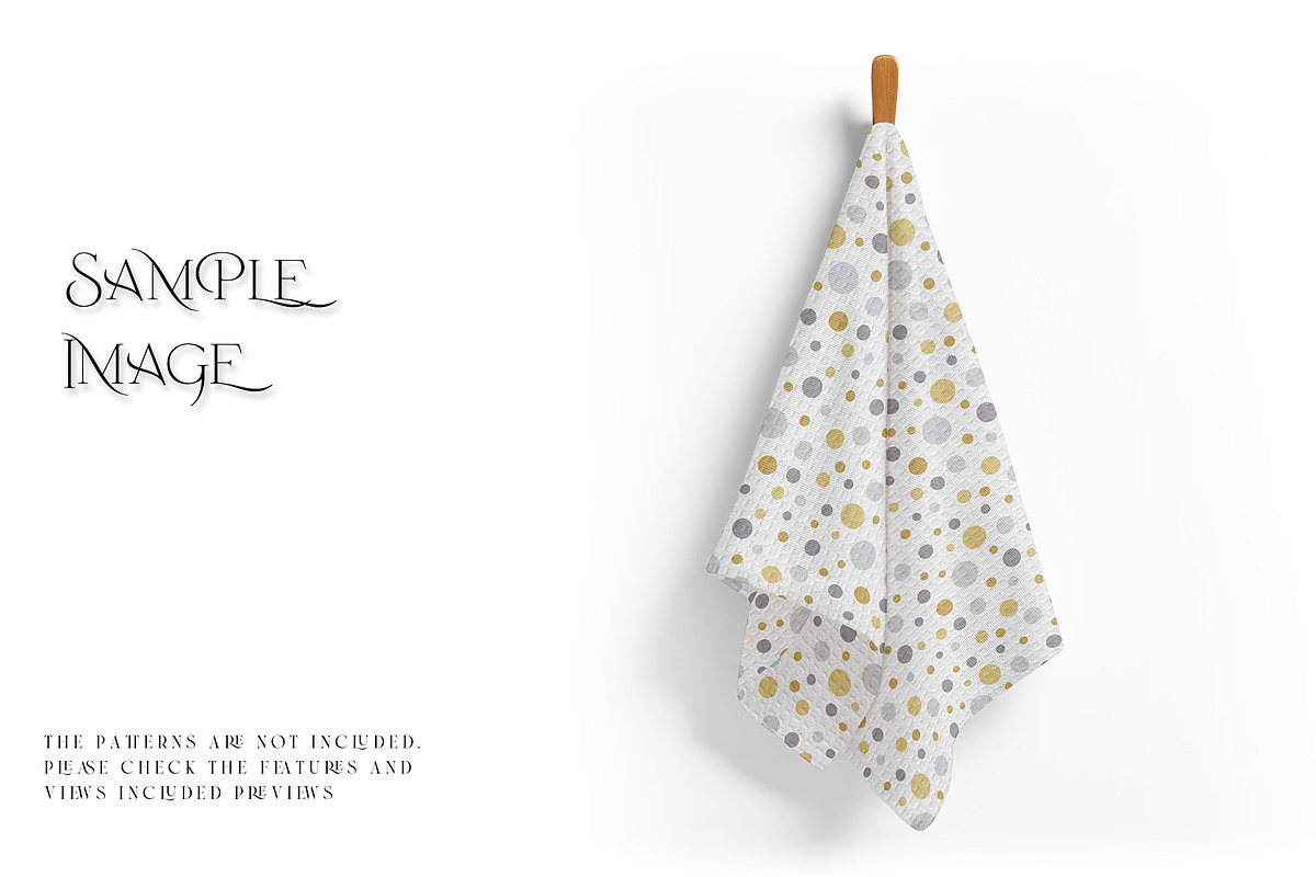 Waffle Kitchen Towels Mockups, a Product Mockup by mock-ups (Photo 6 of 15)