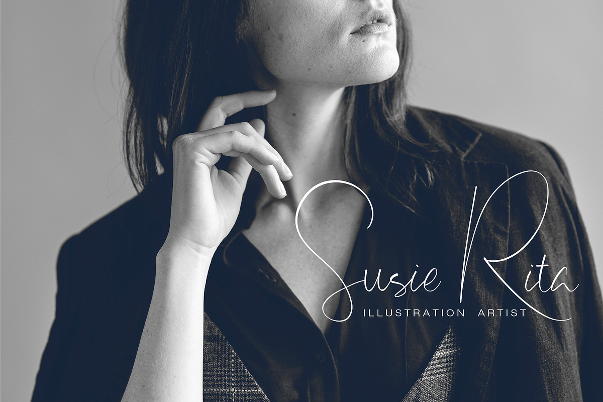 La Fortuna / Stylish Signature Font preview 2