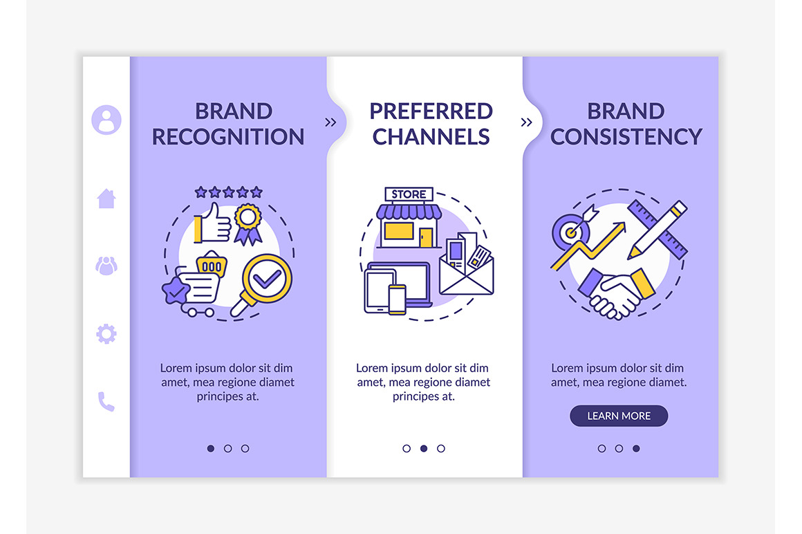Brand Marketing Mobile Web Pages by Img Visuals  Creative Market