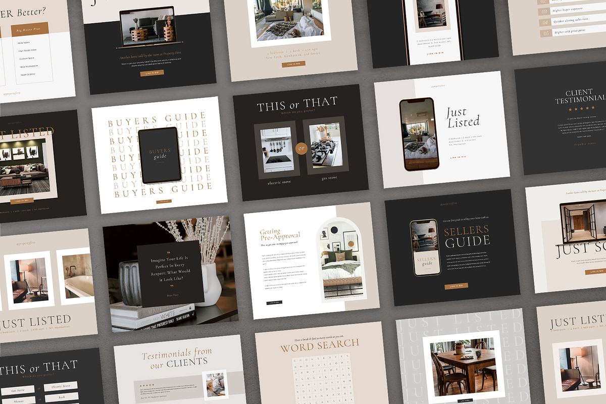 Real Estate Social Pack | Canva | PS, a Social Media Template by Marigold Studios (Photo 7 of 9)