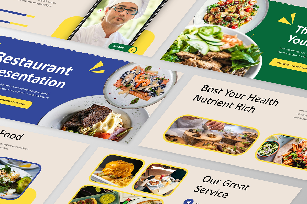 Bitebliss - Restaurant Food, a Presentation Template by GraphauseProject (Photo 5 of 6)
