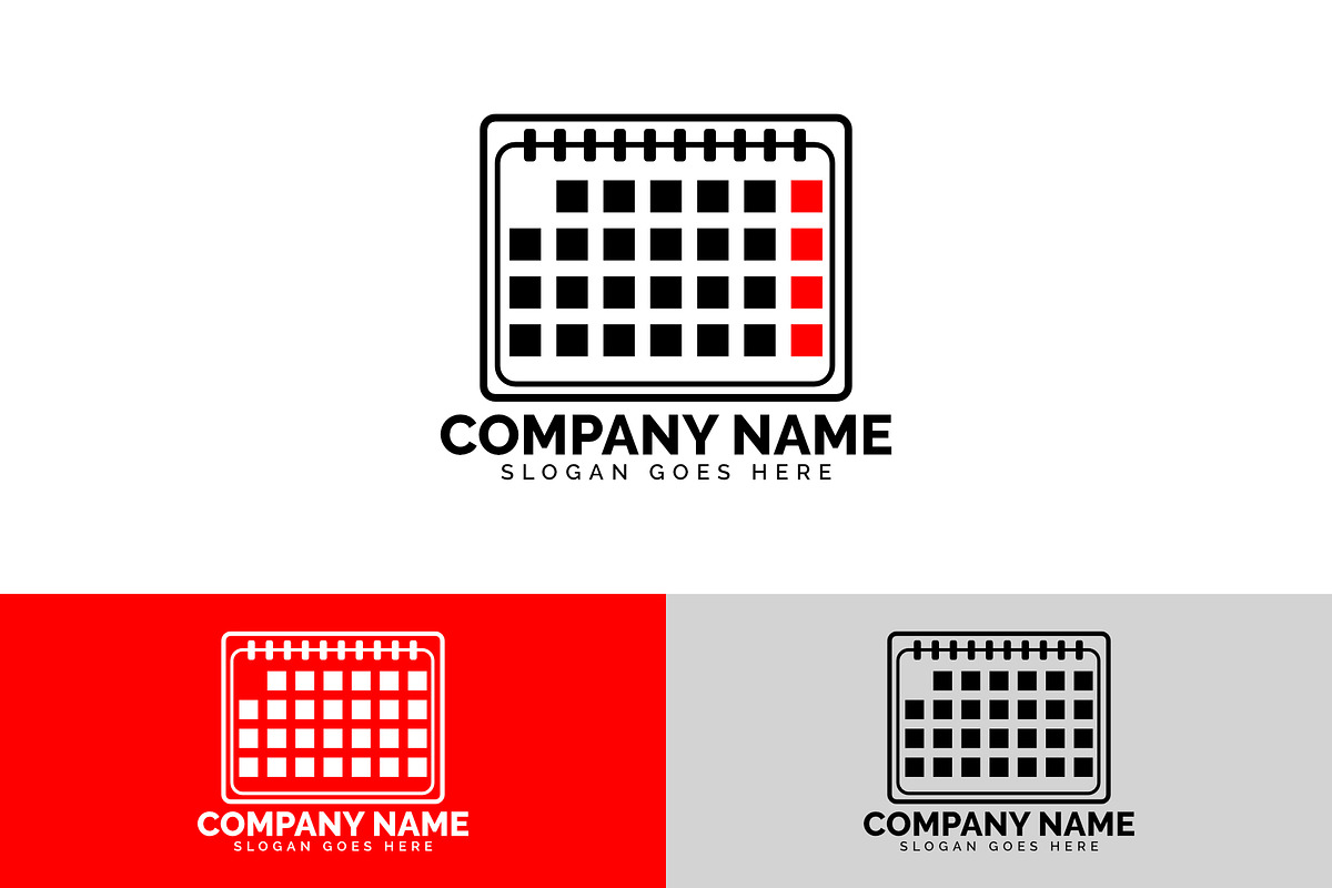 calendar logo template, a Branding & Logo Template by mesuka