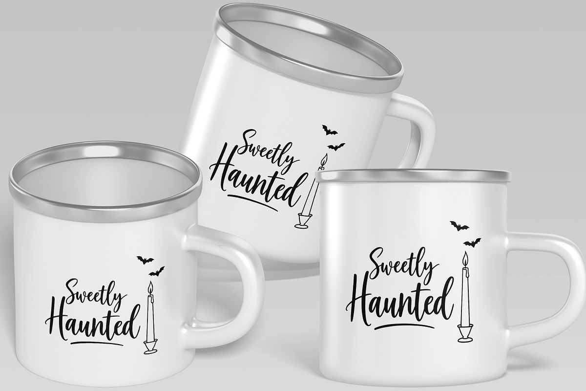 Sweetly Haunted Candle Line Art, an Object Illustration by Ghagra (Photo 4 of 7)