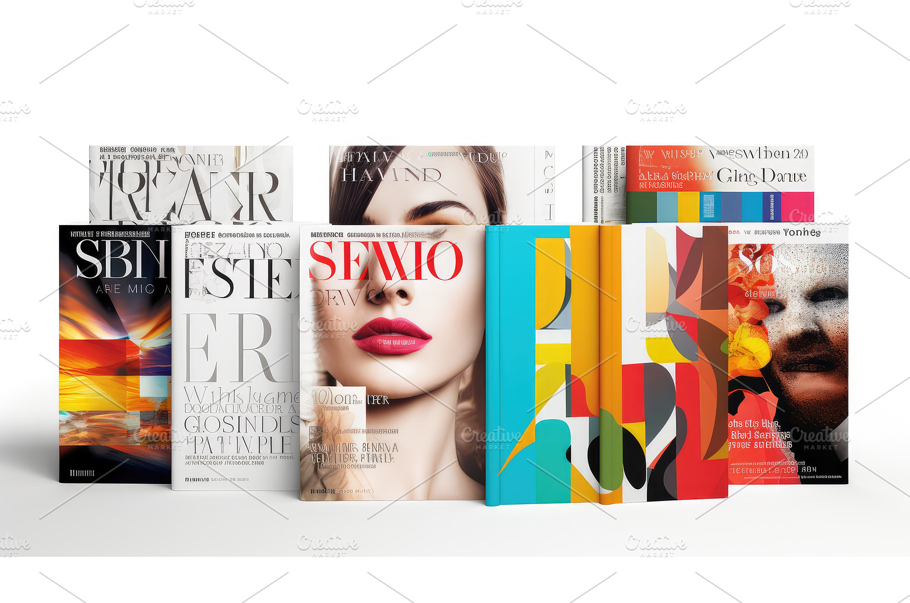 creative magazine cover white, a Background Photo by pikepicture