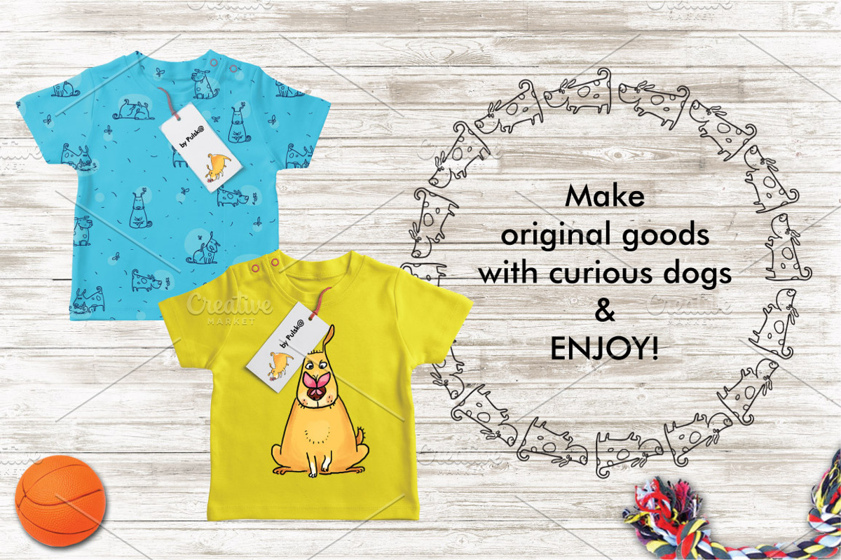 Curious Dog collection, an Animal Illustration by Zooza Art (Photo 5 of 5)