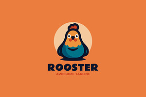 Rooster Simple Mascot Logo, a Branding & Logo Template by Artnivora.Std