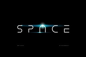 MBF Space - Futuristic Sci Fi Font