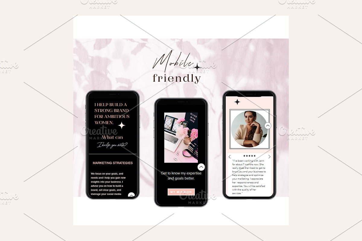 Wix Website Template Marketer, a Wix Template by Lovely.Dizajnera (Photo 5 of 7)