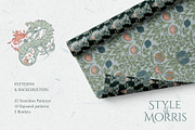Style of Morris. Set of 100 vectors., a Pattern Graphic by Varvara Gorbash (Thumbnail 10 of 12)