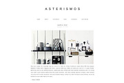 Responsive WP Theme - Asterismos, a WordPress Template by Light Morango (Thumbnail 2 of 3)