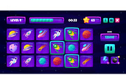 Space game match three. Alien planet, a Technology Illustration by Stock-Smart-Start (Thumbnail 1 of 3)