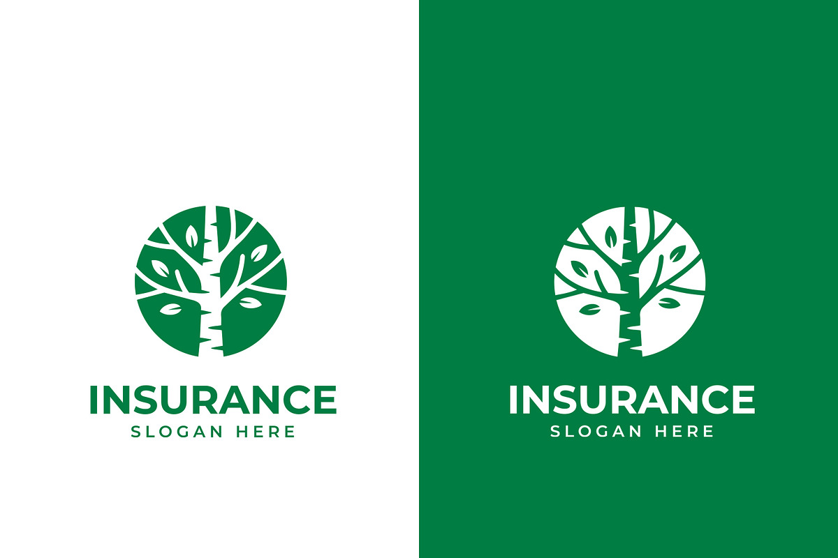 Green Tree Insurance Logo, a Branding & Logo Template by HueNestify (Photo 2 of 3)