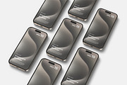 iPhone 15 Pro Mockup, an iPhone Mockup by graphicpages (Thumbnail 18 of 19)