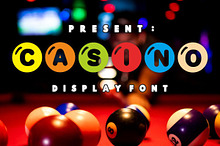 Casino - Round Ball Font