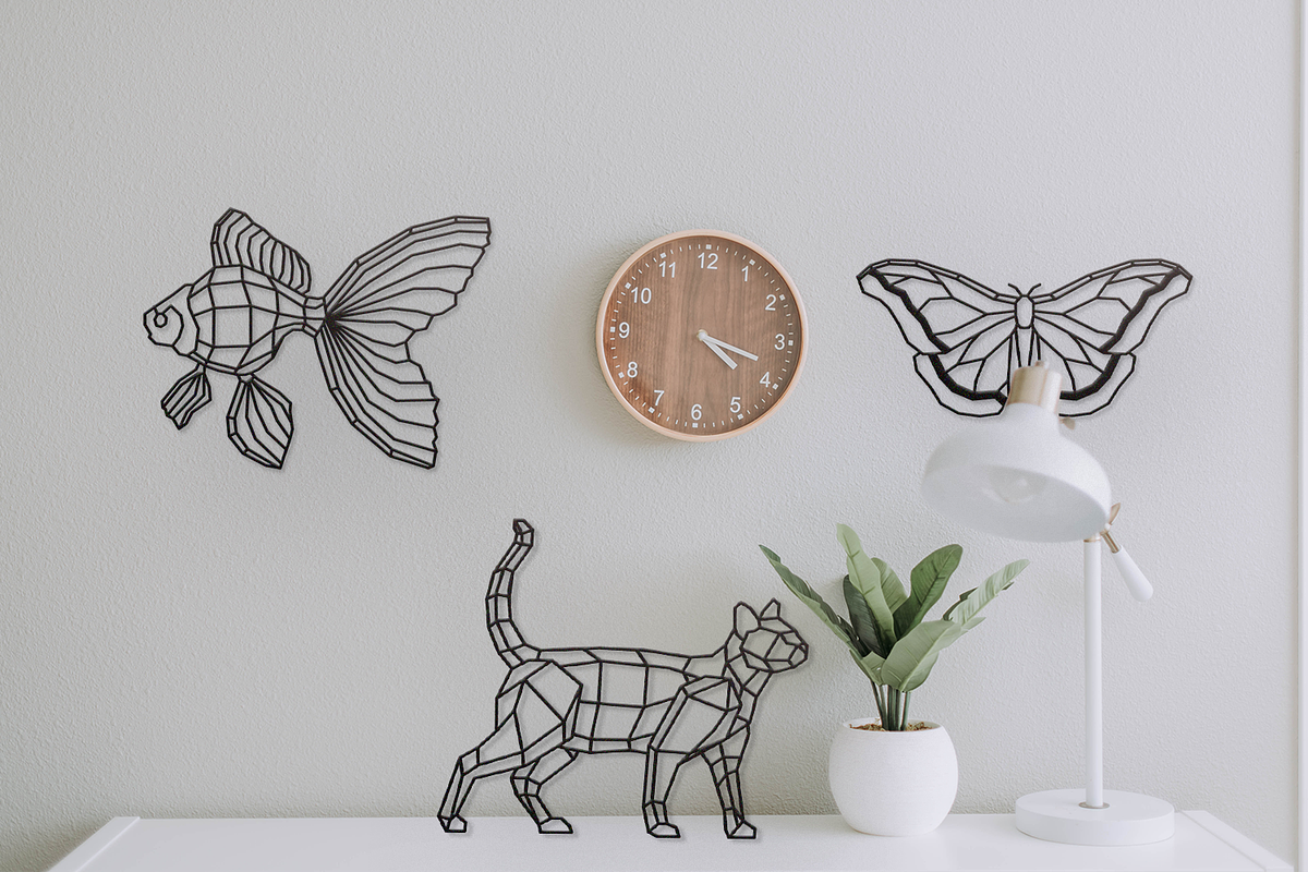 100 Geometric Animals Portraits, a Decorative Illustration by Arshad Ali (Photo 3 of 11)