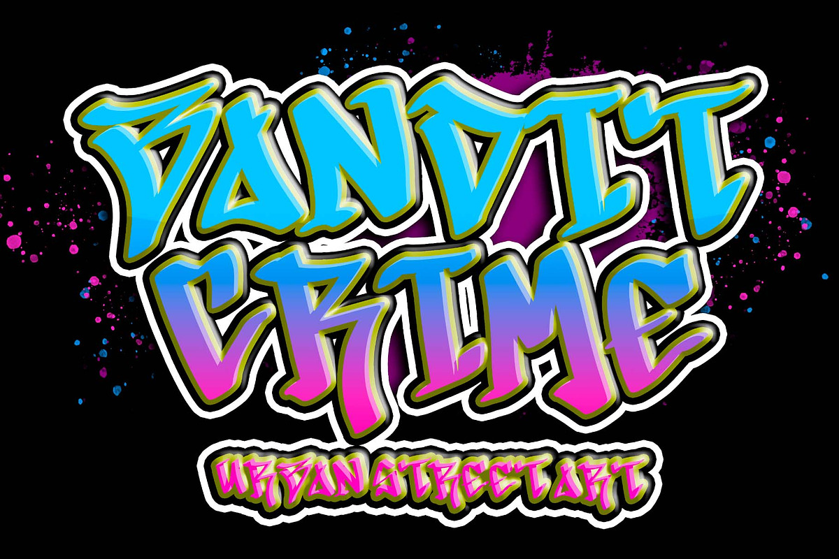 Bandit Crime, a Handwritten Font by Yoga Letter (Photo 1 of 5)