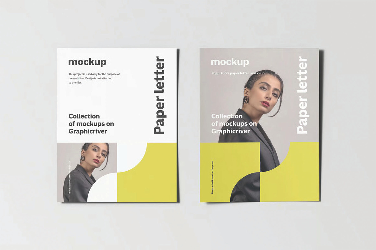 Paper Letter Mockup, an Advertising Mockup by DesignRushMarket (Photo 13 of 16)