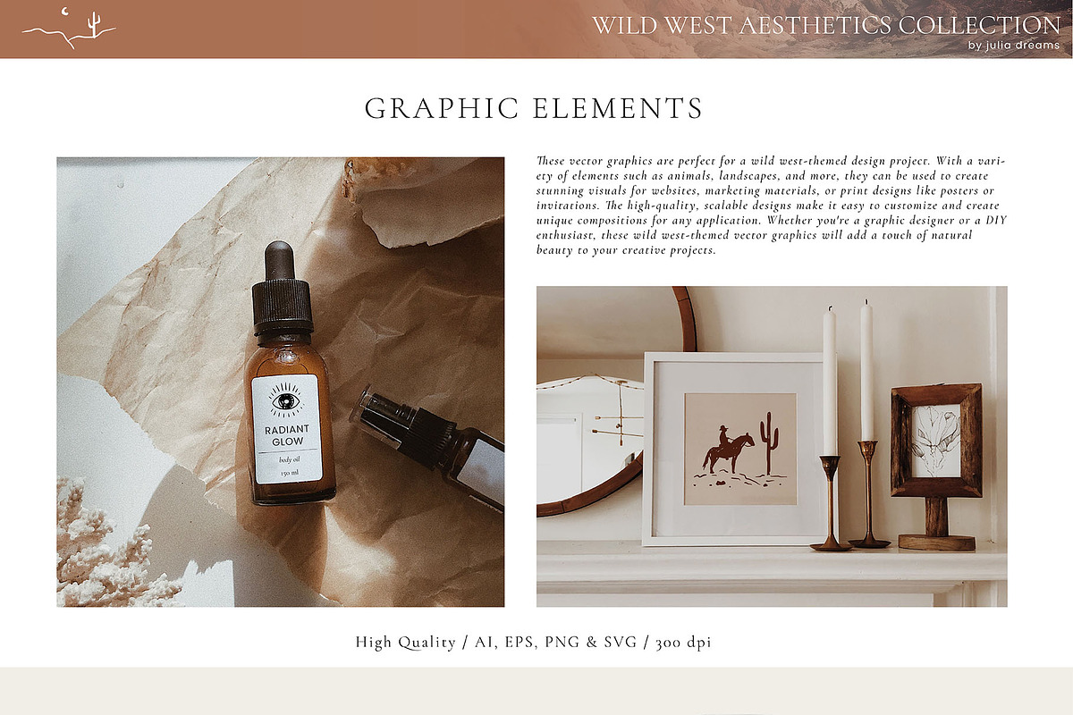 Wild West Watercolor Collection, an Object Graphic by Julia Dreams (Photo 7 of 12)