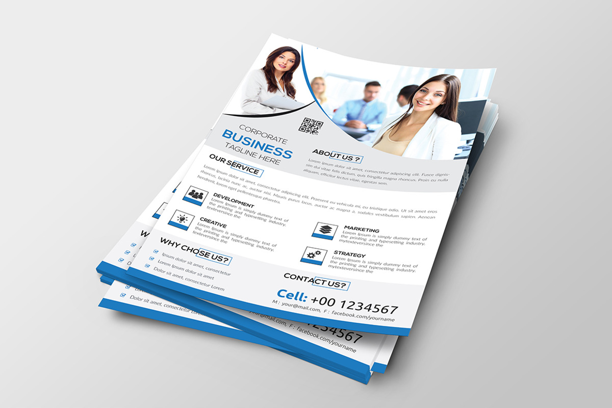 Corporate Business Flyer, a Flyer Template by themexriver (Photo 2 of 2)
