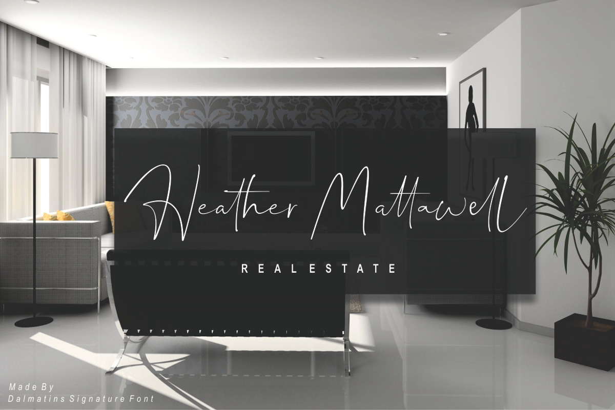 Dalmatins // Elegant Signature Font preview 5