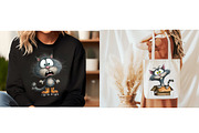 Watercolor Funny cat clipart, an Illustration by Designworld (Thumbnail 5 of 5)