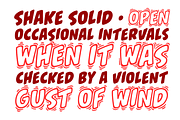 Shake, a Font by Comicraft Fonts
