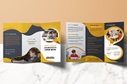 School Admission Trifold Brochure, a Brochure Template by retrographix (Thumbnail 2 of 4)