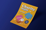 Charity Night Event Flyer, a Flyer Template by Neermana (Thumbnail 2 of 4)